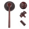 1set Wooden Judge Gavel Practical Auction Hammer for Lawyers and