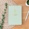 Simple Daily Planner Undated with Hourly Schedule - 6.5x9.25" Sage