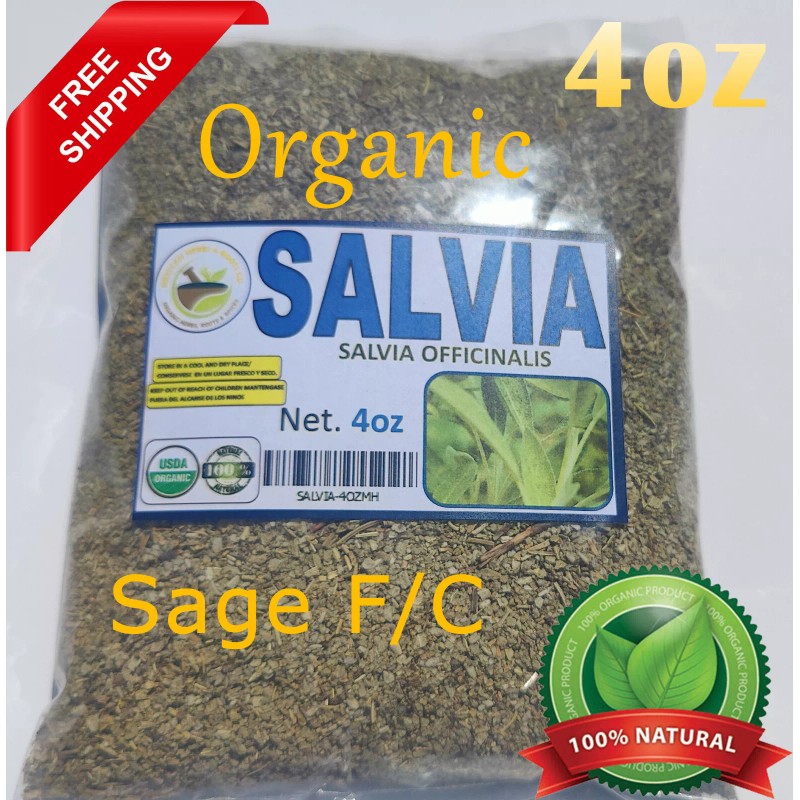 Mexican Herbs 4 oz Salvia, Te de salvia, Salvia comun,