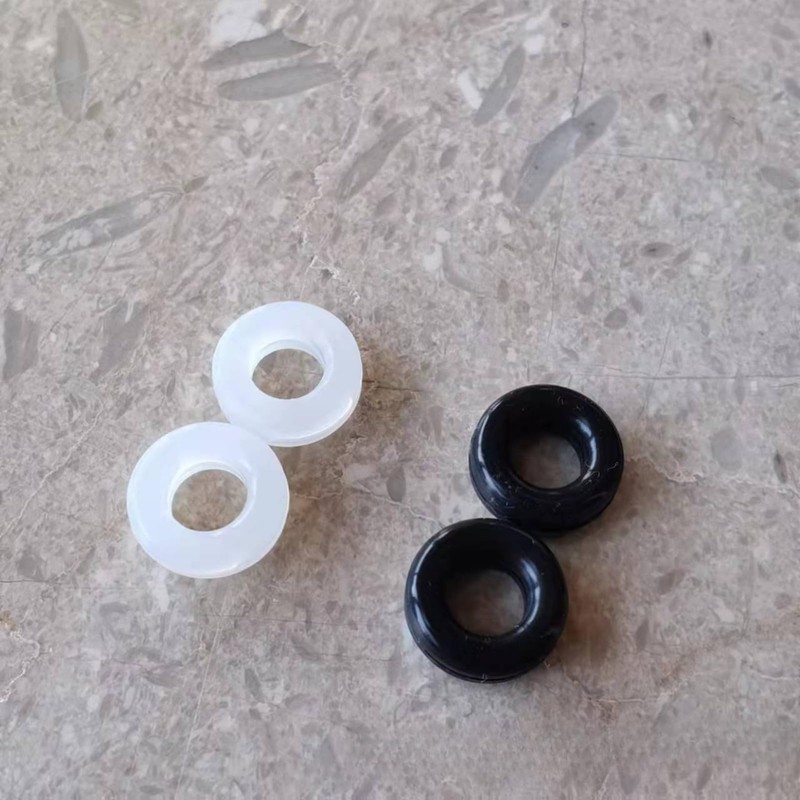 AB Max Glasses Ear Grips - Black and White Ring