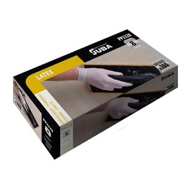 Juba Personal Protective Equipment m122332 Latex Disposable Eco Powdered Glove Size L