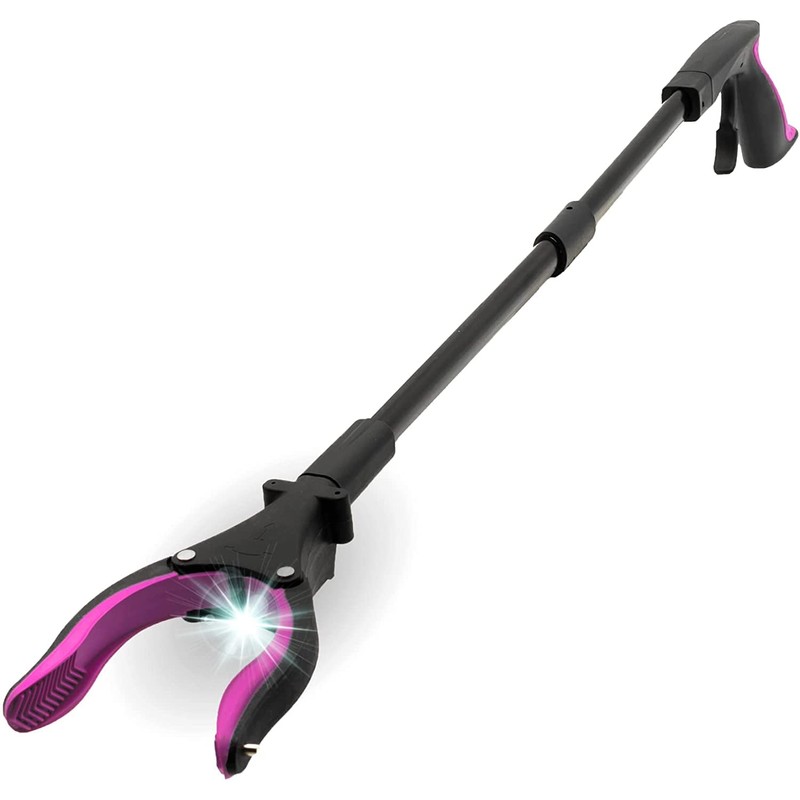 Grabber Tool 19" Aluminum Magnetic Claw with LED Light, Lightweight