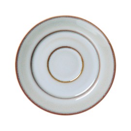 Ritzenhoff & Breker Portofino Coffee Saucer, 15 cm, Round Saucer with Gradient Texture, Reactive Glaze, Suitable for Coffee Cup (220 ml), Stoneware, Grey Blue