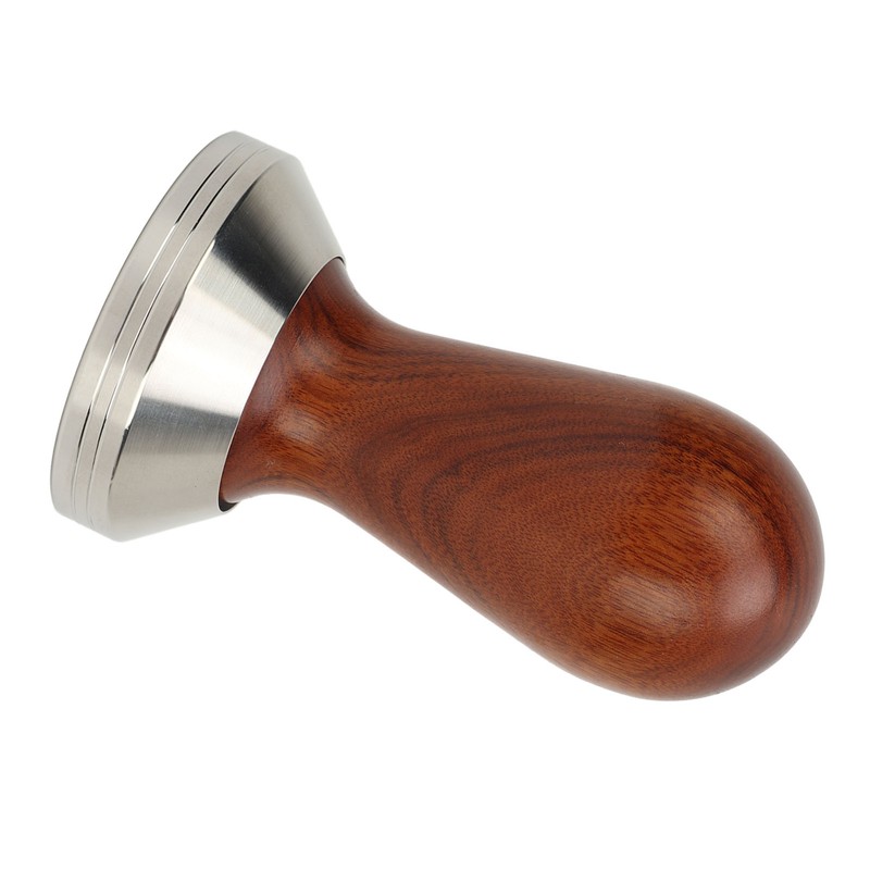 Coffee Tamper with Wooden Handle Detachable Comfortable Grip Easy To