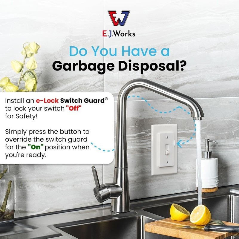 Switch Guard with Slider & Easy ON/OFF Push Button Activation