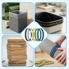 6 Pcs 96 Gallon Trash Can Rubber Bands, Heavy-Duty Trash
