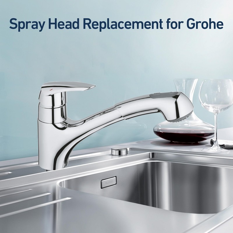 Pull-Out Spray Wand Fits Grohe Pull Out Faucets, Compatible with