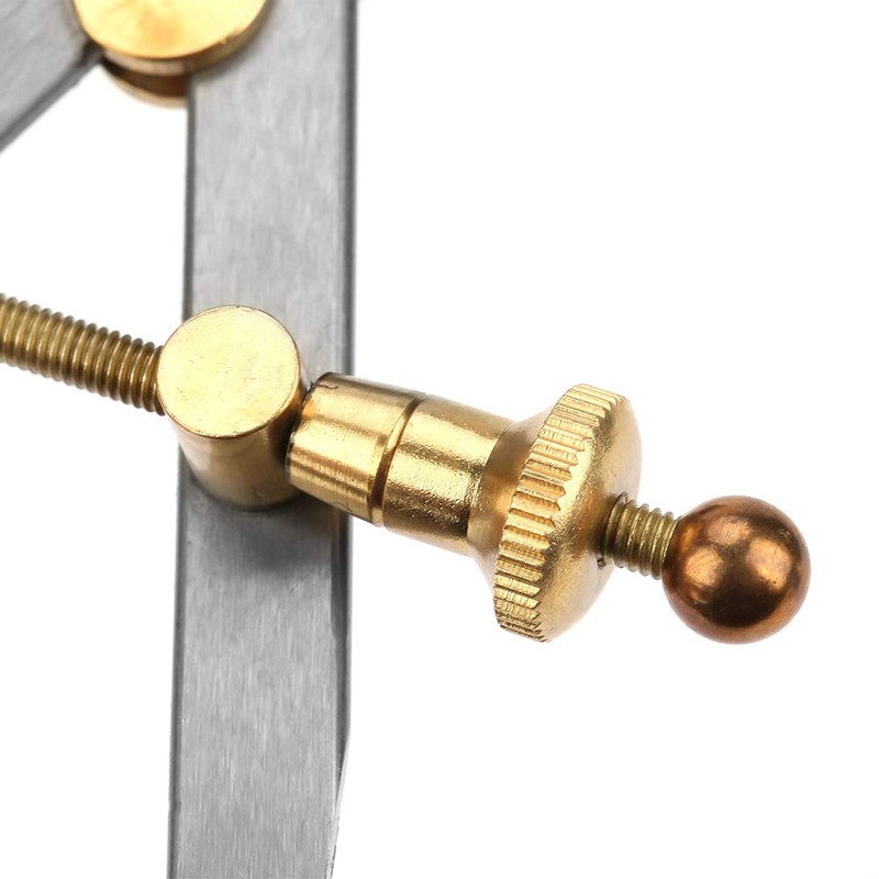 100mm Spring Caliper Carbon Steel Rotating Spring Flat Leg Divider