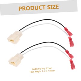iplusmile 1Pair Car Speaker Connector Adapter Plug Compatible with Mitsubishi Durable Speaker Cable Converter for Easy Speaker Installation