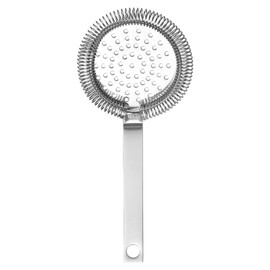 uxcell Cocktail Strainer, 1pcs - Stainless Steel Bar Strainer for Drinks, Bar Tool for Bartender (Silver, 200mm)