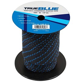 Stens Trueblue 100' Starter Rope 146-911 Compatible with Size 4, Length 100', Made by an OEM Supplier, Packaging typeBranded Spool, High wear Resistant, Low Stretch, High tensile Strength