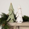 Creative Co-Op Handmade Stoneware Tree, Mint, Reactive Glaze Finish