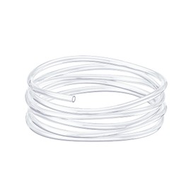 Pawfly Aquarium Airline Hose 2 m Standard 4-6 mm Hose for Aquarium Air Pump Flexible Kink Resistant Pure PVC Hose for Aquarium Garden Terrarium Pond