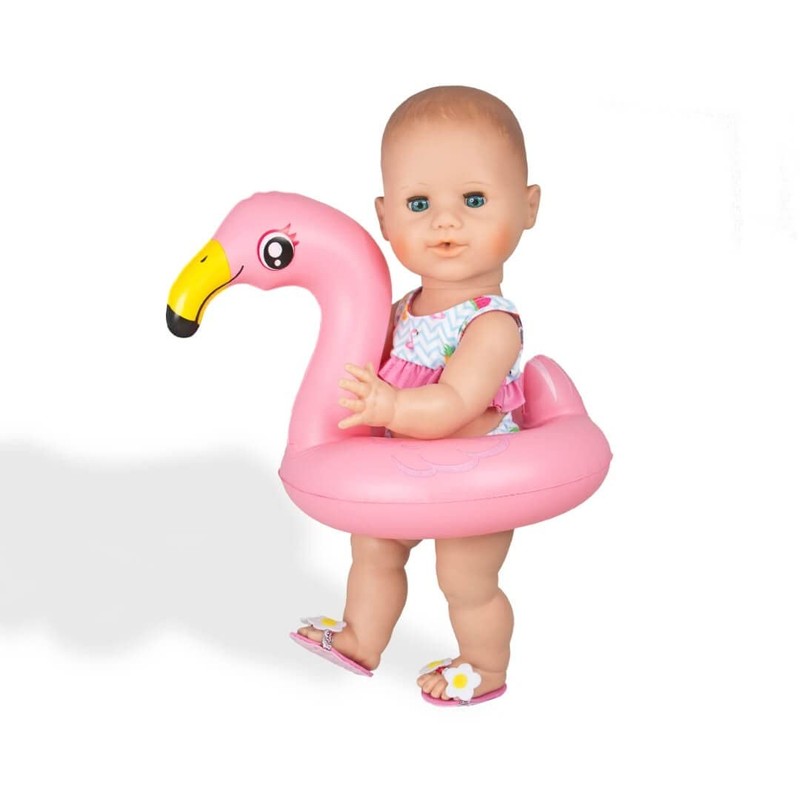 Heless 99 - Flamingo Ella Dolls Swimming Set, Size 35