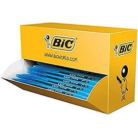 BiC Cristal V2 Rollerball Pen Gel Ink 0.7mm Tip 0.5mm Line Blue Ref 896035 [Pack 35 plus 5 FREE]