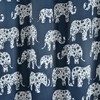Lush Decor Elephant Parade Curtains Floral Animal Print Design Window