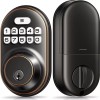Veise Keyless Entry Door Lock, Electronic Keypad Deadbolt, Keyed Entry,