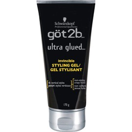 Got2b Ultra Glued Invincible Styling Hair Gel, 6 Ounce