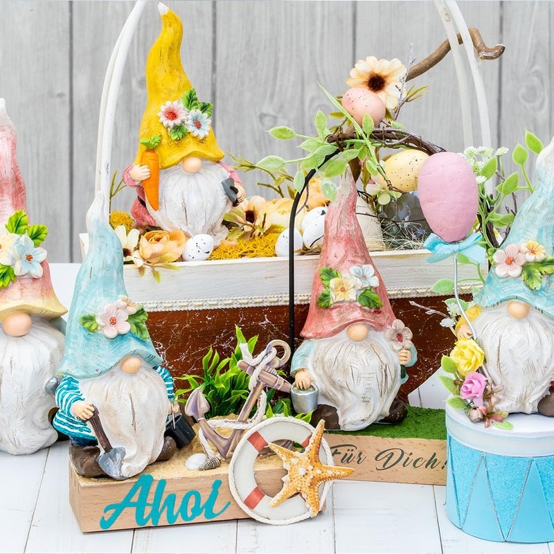 Ideen mit Herz Decorative Figures Gnome | Spring | with