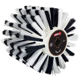 Aidelife Plastic Fiber Brush Drum for Flat and Irregular Wood,Stone,Metal Surfaces,Tiles,Joints and Crusty Lawns Ã120x100,Wire Drawing Wheel