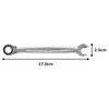 TONE Quick Ratchet Glasses Wrench RMQ-12 Double Side Width 0.5