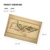 Lantern Press 1000 Piece Jigsaw Puzzle, Tennessee, (1817), Panoramic Map