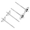 2 Set S925 Sterling Silver Earring Posts - Hypoallergenic Earring