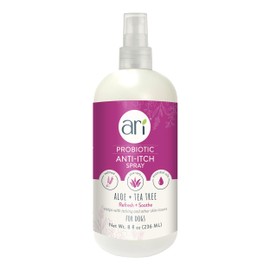 Ari Probiotic Anti-Itch Spray for Dogs (8 oz) – Soothing Relief with Aloe & Tea Tree – pH-Balanced, Natural Defense, Sulfate-Free, Gentle for All Dogs