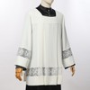 ANDHOM Catholic Premium Clergy Vestment White Midi Polyester Plain Box