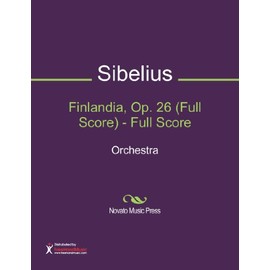 Finlandia, Op. 26 (Full Score) - Full Score Sheet Music (Orchestra)