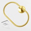 Gold Hand Towel Holder 2-Set - Gold Towel Ring and