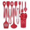 Pranski Kitchen Utensils Set-12 Pieces Silicone Cooking Utensils Set (Dishwasher