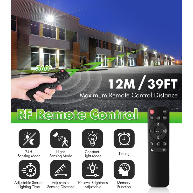 CLY 25 W LED Spotlight with Motion Sensor Outdoor Remote