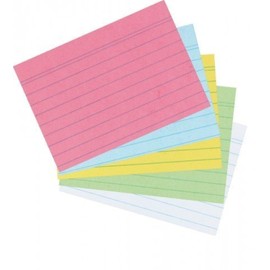 Herlitz Index Cards, A8, White, Squared Pack of 1000