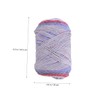 jojofuny 1 Roll Rainbow Colorful Knitting Woolen Yarn Ply Soft