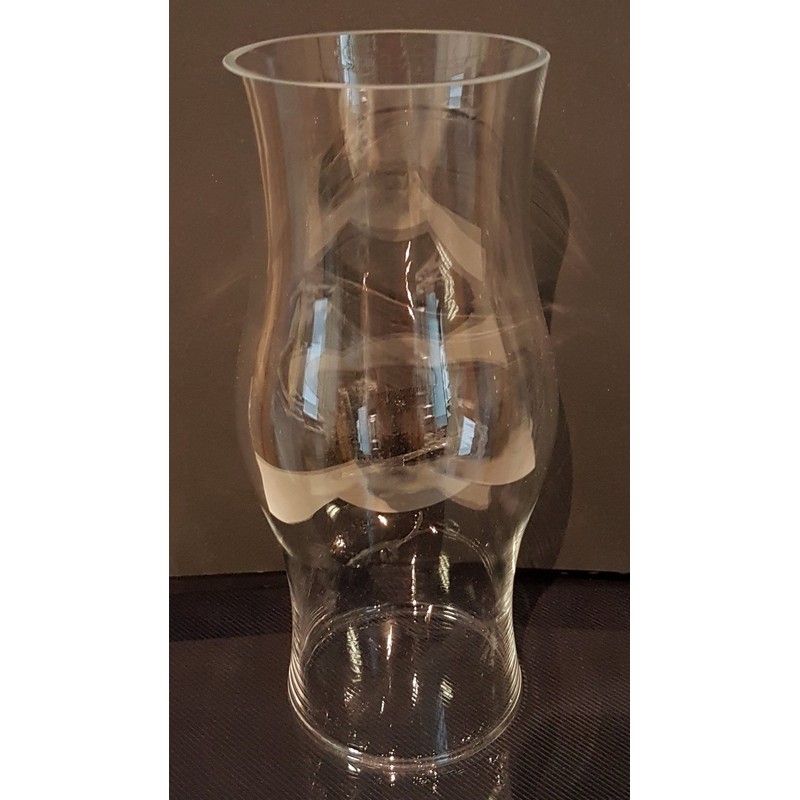 Oberstdorfer Glashütte Hurricane Lamp Cylinder Botomless transparent large Glass Windlight