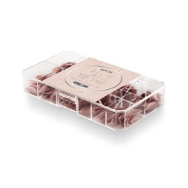 Apres Neutrals Gel-X Maisie Box Of Press On Nails, 11 Sizes 00-9, Soft Gel Nail Tip Box (150pcs) (Natural Coffin Short, 150pcs)