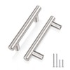 Probrico Kitchen Handles 76 mm Pack of 20 Stainless Steel