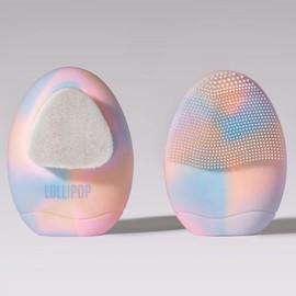 Glow Bundle SET By Lollipop Brushes Palm Brush & Crown Duo - Color: Rainbow & Crown