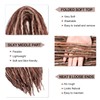 22 Inch Wool Double Ended Dreadlock Extensions,15 Strands DE Ends