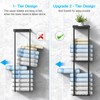Liuoud Towel Rack for Bathroom, Wall Mounted Vertical Rolled Towel