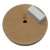 5" (1" Width) Leather Honing Wheel - Fits 1/2" Arbor