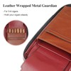 FIREDOG Cigar Pouch, Genuine Leather Travel Portable Cigar Case Box