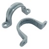 Kemcatui 12Pcs 1 1/2 Inch PVC Pipe Straps, Two Hole