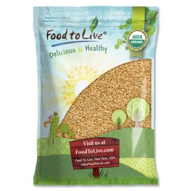 Food to Live - Organic Brown Basmati Rice, 10 Pounds - Non-GMO, Whole Grain, Long-Grain Rice Variety, Fragrant, Kosher, Vegan, Bulk. Less Starch Content. High in Dietary Fiber