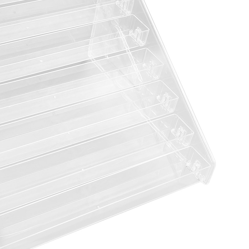 Cosmetic Storage Rack Acrylic 7 Layers Clear Nail Polish Display