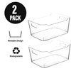 Clear Extra Large Plastic Storage Bins, Pantry Organizers and Storage