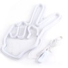 Neon Sign Light Innovative Victory Gesture Decorative Lamp USB Powered