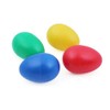 4pcs Plastic Egg Shakers Percussion Musical Egg Maracas for Toys