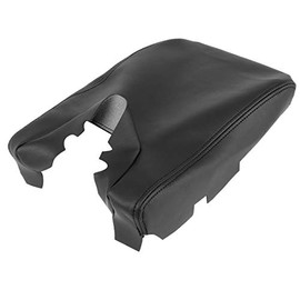 X AUTOHAUX Center Console Cover For Acura TL 2009-2014 Armrest Cover Pad Replacement Microfiber Leather Black